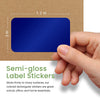 Rectangular Stickers 2 inch x 1.2 inch Color Coding Labels 50 mm x 31 mm