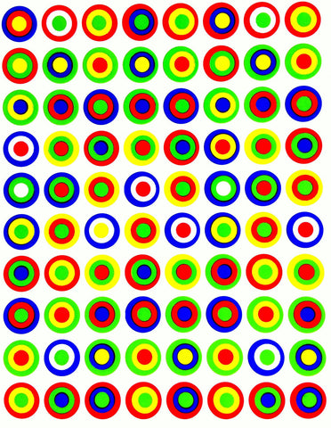 Round Stickers 13mm Circle Labels Multi Pack