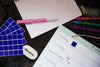 Square Stickers 1 x 1 inch Classic Colors 25mm x 25mm