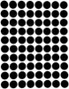 Dot stickers ½ inch classic colors 13mm