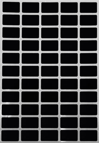 Rectangular stickers 1 x 0.625 inch classic colors 25.5mm x 16mm