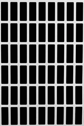 Rectangle stickers 1 inch x 3/8 inch Colored Labels 25 mm x 10 mm