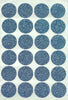Glitter Sticker 1 inch Dot Labels 25mm
