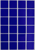 Square Stickers 1 x 1 inch Classic Colors 25mm x 25mm
