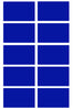 Rectangular Stickers 2 inch x 1.2 inch Color Coding Labels 50 mm x 31 mm