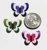 Butterfly Colored Stickers In Metallic Colors