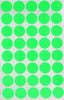 Dot stickers 3/4 inch Neon colors 19mm