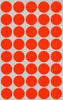 Dot stickers 3/4 inch Neon colors 19mm