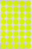 Dot stickers 3/4 inch Neon colors 19mm