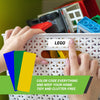 Rectangular Stickers 3 x 1 inch Pastel Colors 76mm x 25mm