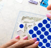 Colored Dot Stickers for Children's Crafts, Games, and Arts.