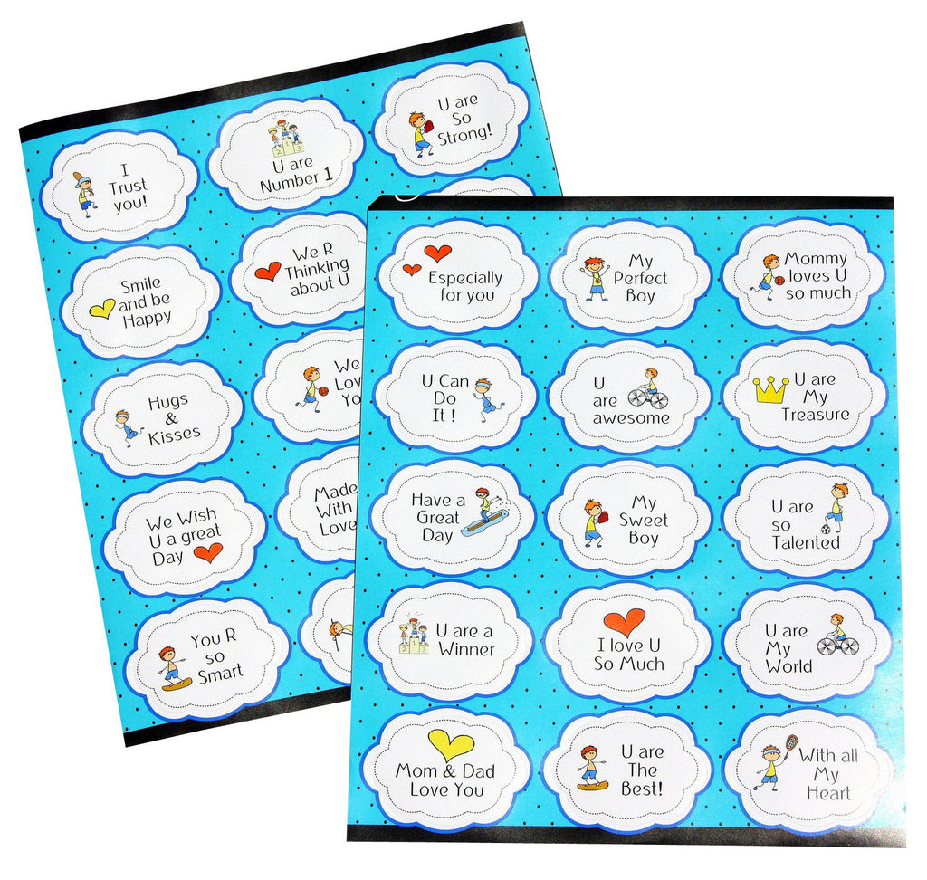 Stickers For Girls Motivational Labels For Kids - 30 Pack – Royal