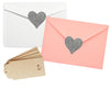 Heart Glitter Stickers 1.5 x 1.75 Inch