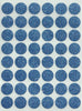 Dot Stickers 11/16" inch Glitter Colors 17mm