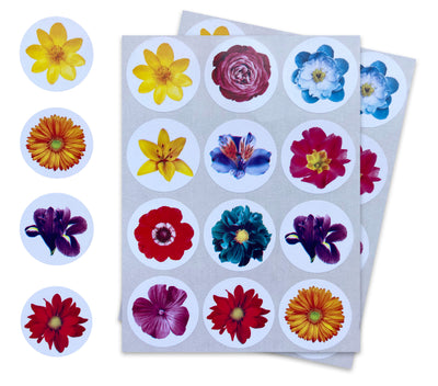 Realistic Flower Stickers For Arts And Crafts