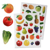 Fruits & Vegetables Stickers for Arts and Crafts.
