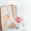 Metallic dot stickers 3 inch labels ( 75mm)