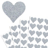 Heart Glitter Stickers 1.5 x 1.75 Inch