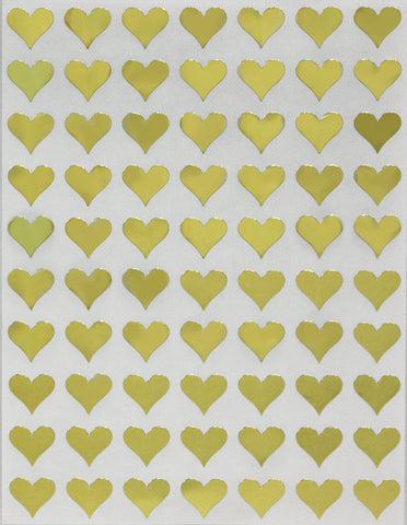 Color Heart Stickers 1/2" inch 13mm