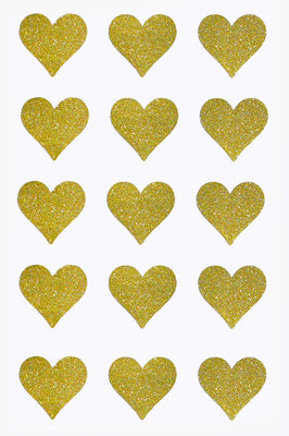 Valentines Day Decoration Glitter Stickers 1.5 x 1.75 Inch