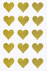 Valentines Day Decoration Glitter Stickers 1.5 x 1.75 Inch