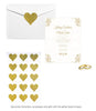 Valentines Day Decoration Glitter Stickers 1.5 x 1.75 Inch