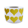 Heart Stickers 3/4 inch Label Rolls 19mm
