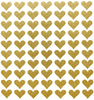 Heart Glitter Stickers 3/4 inch