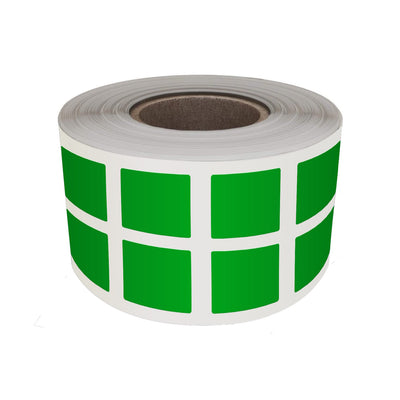 Square Stickers 1x1 inch Label Rolls (25mm x 25mm)
