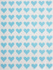 Valentines Day 1/2 Inch Heart Stickers 13mm
