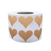 Heart Stickers 3/4 inch Label Rolls 19mm