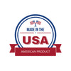 Round dots stickers in Red, White and Blue 50mm - All american colored dot labels 4th of July - 72 pack