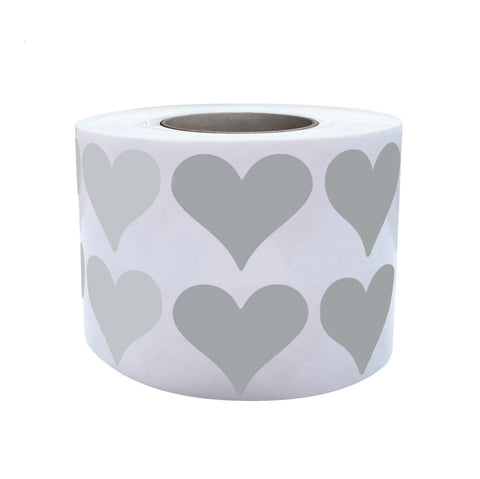 Heart Stickers 3/4 inch Label Rolls 19mm