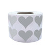 Heart Stickers 3/4 inch Label Rolls 19mm