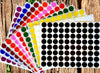 Dot stickers ½ inch classic colors 13mm