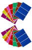 Rectangular stickers 4 x 2 inch Combo colors 102mm x 51mm