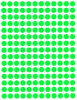 Dots Stickers ~ 8mm ¼ Inch