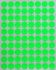 Dot stickers ½ inch Neon colors 13mm
