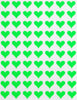 Color Heart Stickers 1/2" inch 13mm