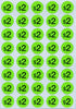 Price Dot Stickers 3/4 Inch Neon Color Labels 19mm