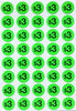Price Dot Stickers 3/4 Inch Neon Color Labels 19mm
