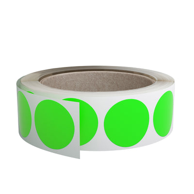 Round stickers 1.25 inch Rolls 30mm Color coding labels