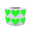 Heart Stickers 3/4 inch Label Rolls 19mm