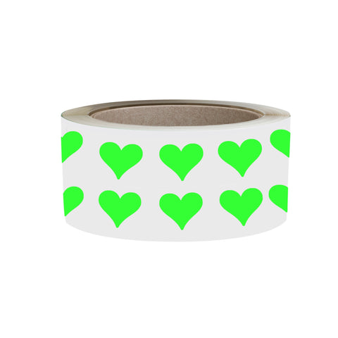 Heart Stickers 1/2 inch Label Rolls 13mm