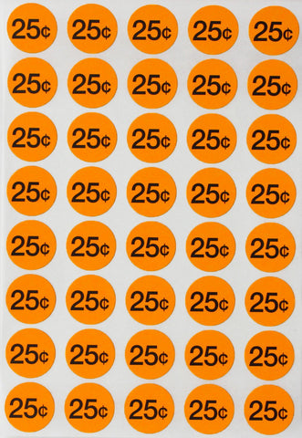 Price Dot Stickers 3/4 Inch Neon Color Labels 19mm