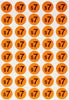 Price Dot Stickers 3/4 Inch Neon Color Labels 19mm