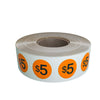 Price Dot Stickers 3/4 Inch Neon Colors in Rolls 19mm