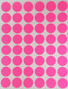 Dot stickers 11/16 inch Neon colors 17mm