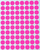 Dot stickers ½ inch Neon colors 13mm