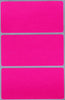 Rectangular stickers 4 x 2 inch Neon colors 102mm x 51mm